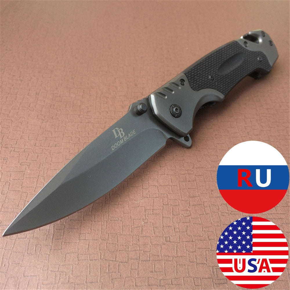 Multi-functional Folding Tactical Survival Knife