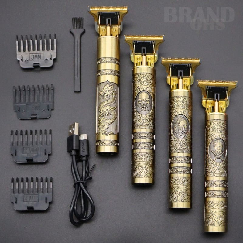 Men's Beard Hair Clipper Designer Random Electric Professional