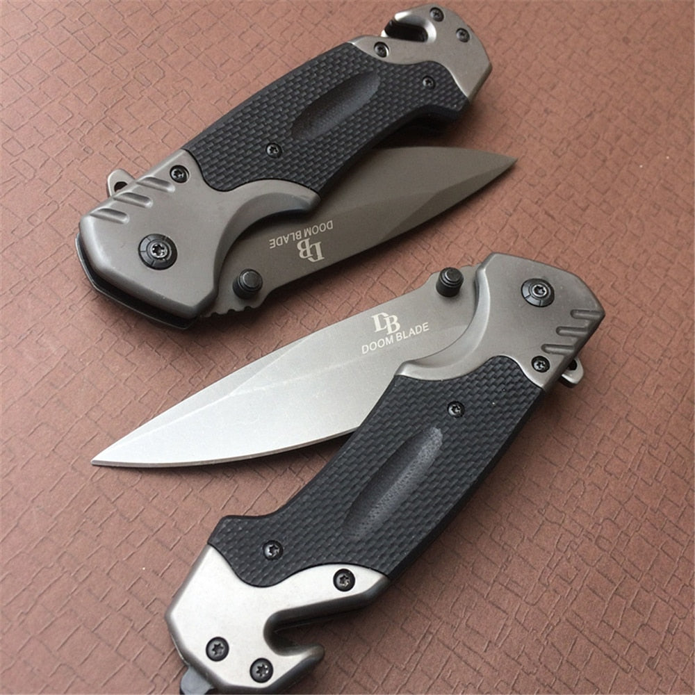 Multi-functional Folding Tactical Survival Knife