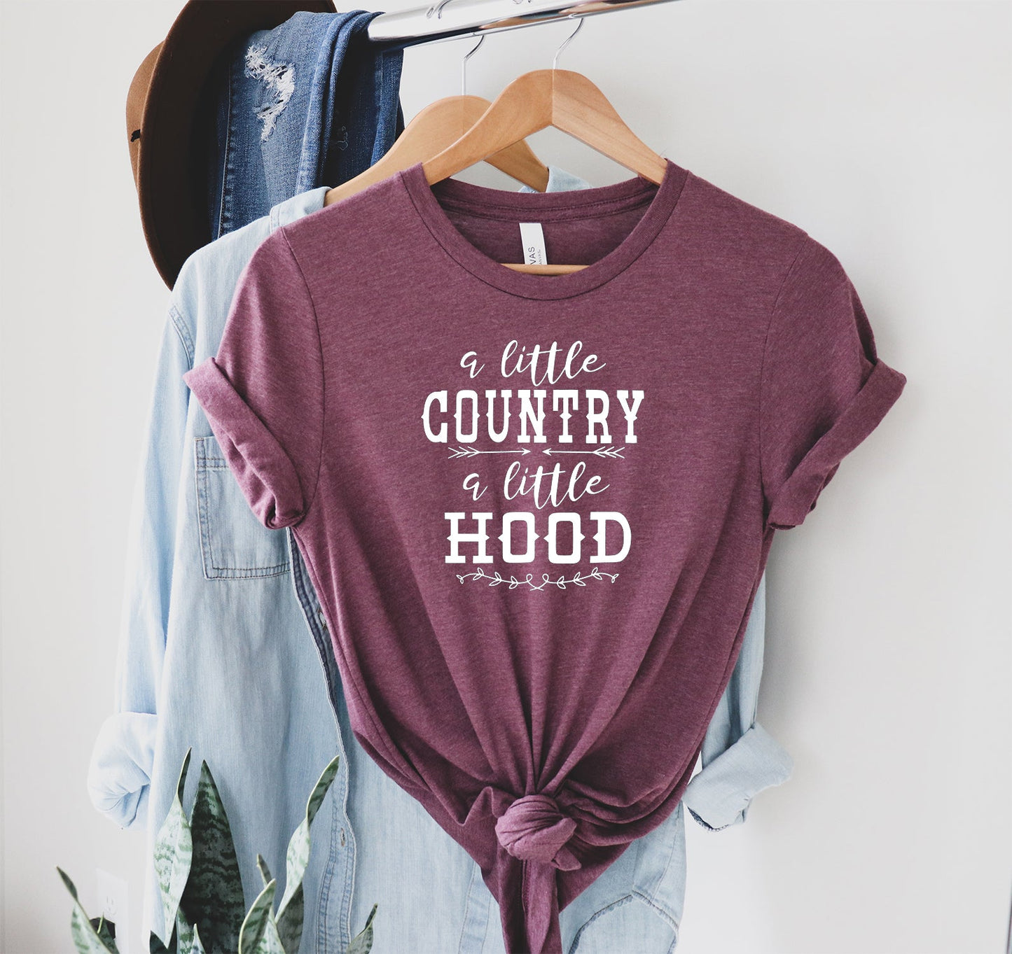 A Little Country A Little Hood Shirt, Country Music Shirt