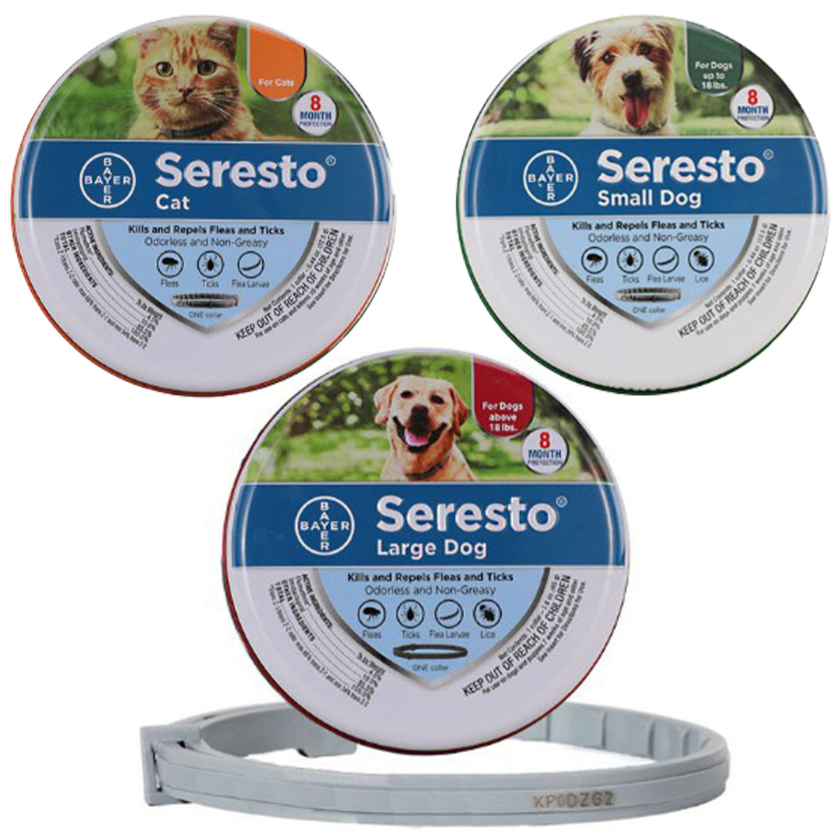 Seresto Soleido Deworming Pet Collar & Flea Collar