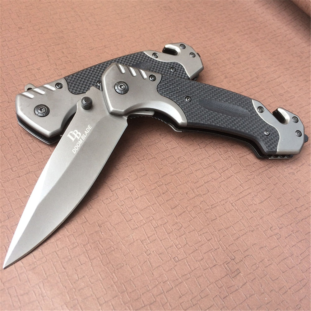 Multi-functional Folding Tactical Survival Knife