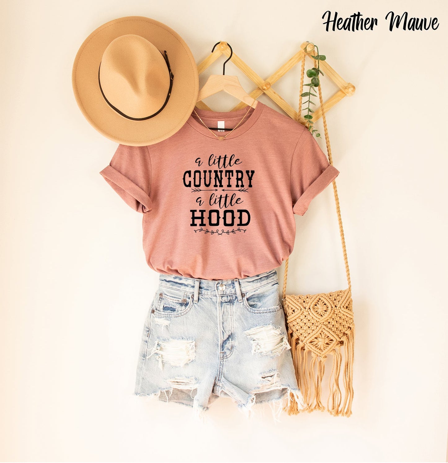 A Little Country A Little Hood Shirt, Country Music Shirt