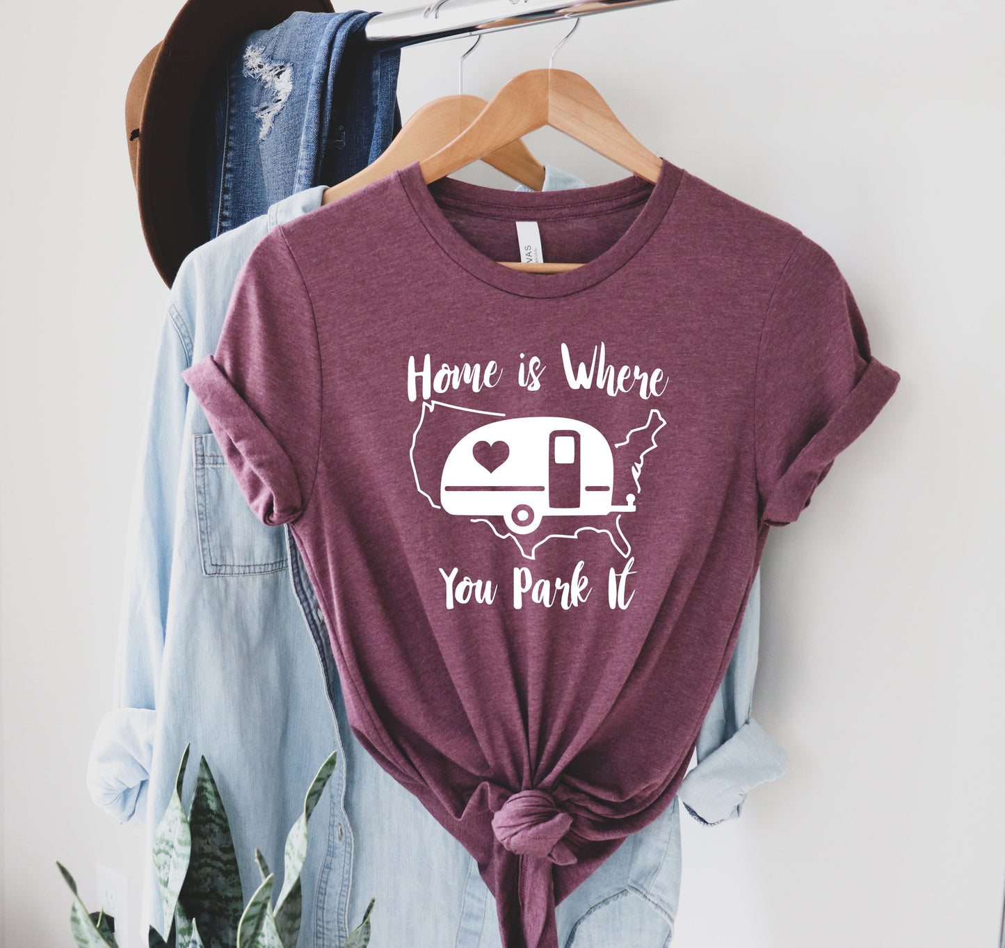 Home Is Where You Park It Shirt, Camping Shirt